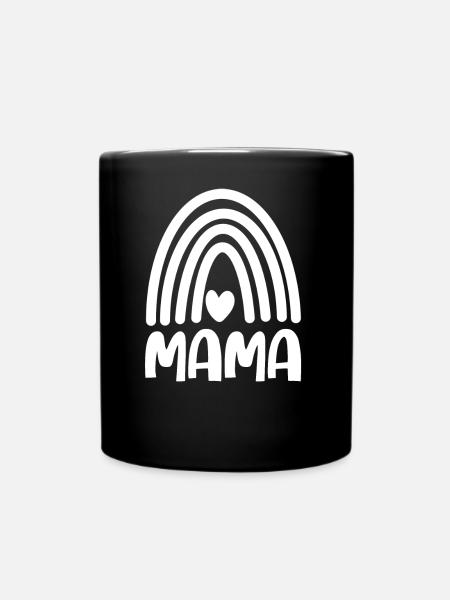Mama - Tasse einfarbig - Schwarz