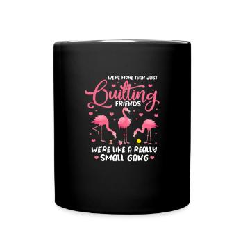 Flamingo Pink Bird Zoo Summer Holiday Gift - Full Colour Mug - black - Front