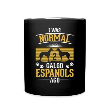 Galgo Espanol 2 Lévriers espagnols Galgo - Mug uni - noir - Devant