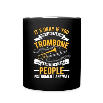 Trombone Cadeau Trombone Player Tromboniste - Mug uni - noir - Devant