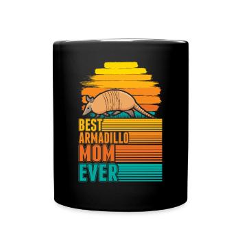 Meilleure maman tatou de tous les temps Gürteltier - Mug uni - noir - Devant