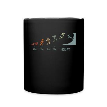 Rollers Rollerskates Skater Vintage - Mug uni - noir - Devant