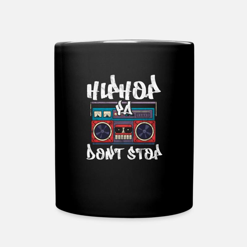 Hip Hop - Tasse einfarbig - Schwarz