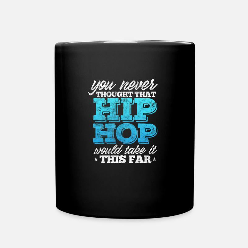 Hip Hop - Full Colour Mug - black