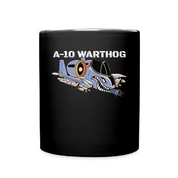 A-10 Warthog Milit�rflugzeug A10 Thunderbird A10 - Tasse einfarbig - Schwarz - Vorne