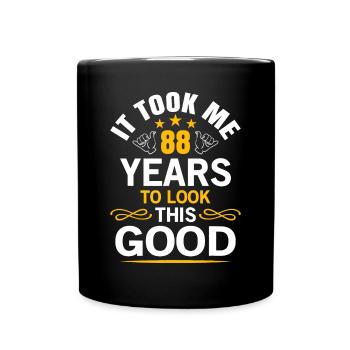 88th Birthday design Took Me 88 Years Old Birthday - Full Colour Mug - black - Front