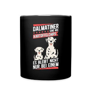 Dalmatian Dogs Dog Owner Gift - Full Colour Mug - black - Front