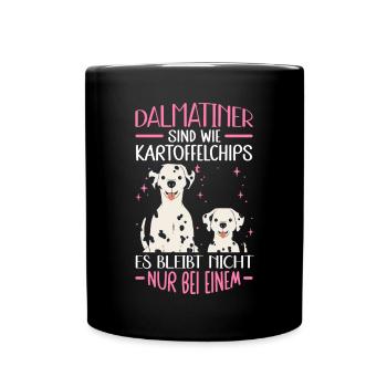 Dalmatian Dog Owner Dog Gift - Full Colour Mug - black - Front