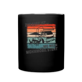 Camper Gift Idea Camping - Full Colour Mug - black - Front