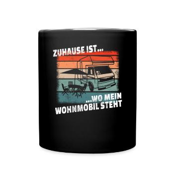 Camper Gift Idea Camping - Full Colour Mug - black - Front