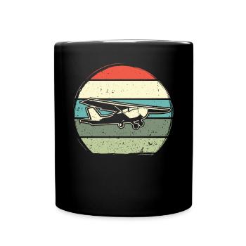 Model airplane model airplane model airplane airplane - Full Colour Mug - black - Front