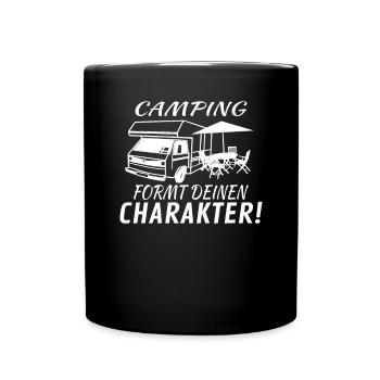 Camper Gift Idea Camping - Full Colour Mug - black - Front