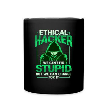 Hacker éthique White Hat Hacker Cybersécurité - Mug uni - noir - Devant