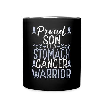 Stomach Cancer Awareness Movement for Son Ribbon - Tasse einfarbig - Schwarz - Vorne