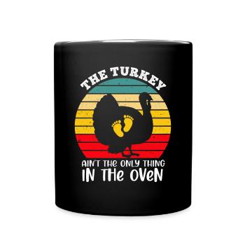 Drôle d’annonce de grossesse Révélation de bébé en famille - Mug uni - noir - Devant