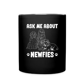 Terre-Neuve Chien de Terre-Neuve - Mug uni - noir - Devant