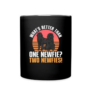 Newfoundland Newfoundland Dog - Full Colour Mug - black - Front
