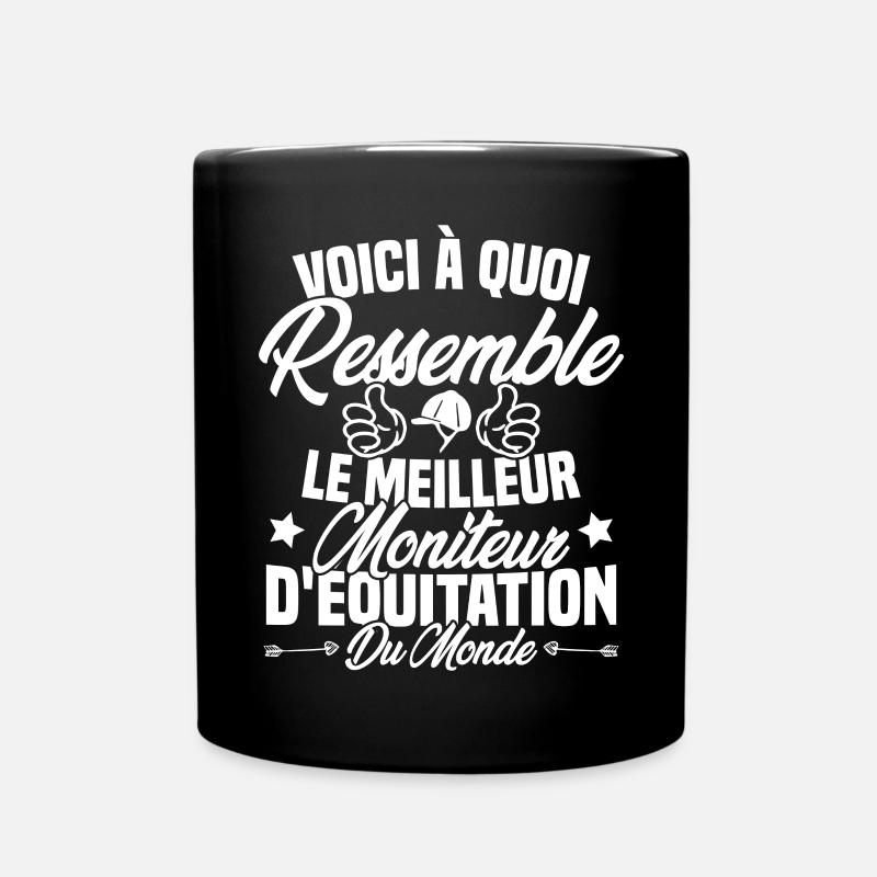 Le meilleur moniteur d'équitation du monde - Mug uni - noir
