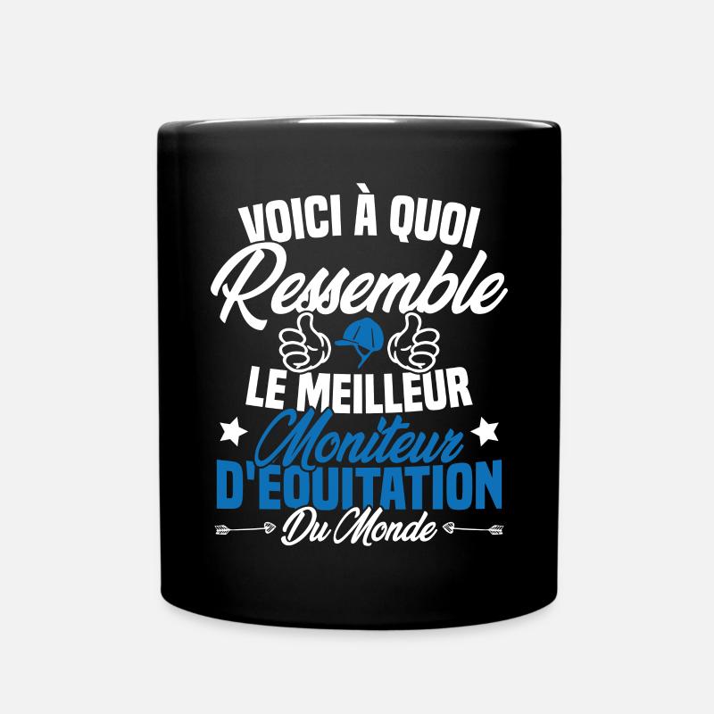 Le meilleur moniteur d'équitation du monde - Mug uni - noir