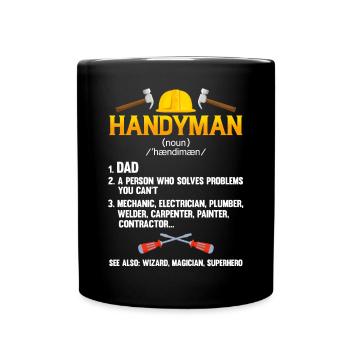 Définition de l’artisan - Mug uni - noir - Devant