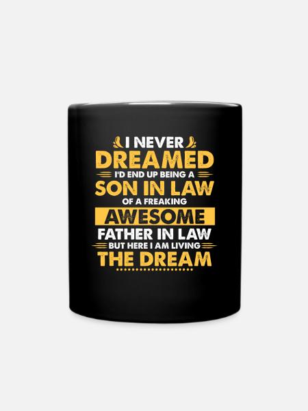 Funny Son In Law Cadeau d’anniversaire de Awesome - Mug uni - noir