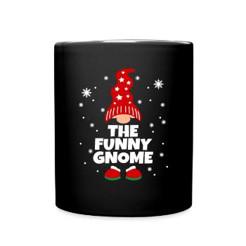 Drôle de pyjama de famille Gnome assorti Noël - Mug uni - noir - Devant