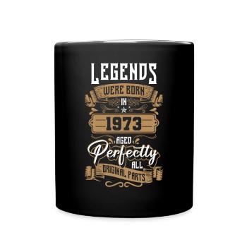 Chemise cadeau 50e anniversaire 1973 - Mug uni - noir - Devant