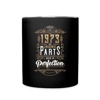 Chemise cadeau 50e anniversaire 1973 - Mug uni - noir - Devant