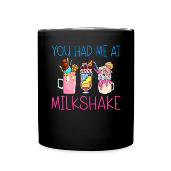 J’adore Milkshakes Milkshake Gift - Mug uni - noir - Devant
