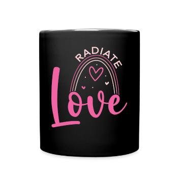 Radiant Love Yourself Holiday Love Pink - Mug uni - noir - Devant
