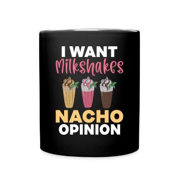 J’adore Milkshakes Milkshake Gift - Mug uni - noir - Devant