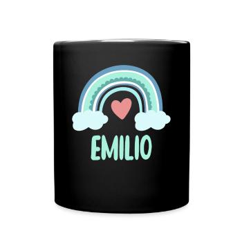 Emilio Nom Rainbow Baby - Mug uni - noir - Devant