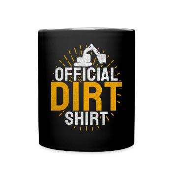 Drôles d’ouvriers de la construction et de conducteurs d’excavatrices de chantier - Mug uni - noir - Devant