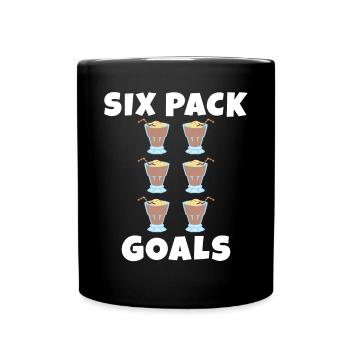 I love Milkshakes Milkshake Gift - Full Colour Mug - black - Front