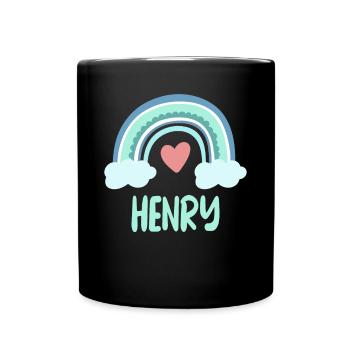 Henry Nom Rainbow Baby - Mug uni - noir - Devant