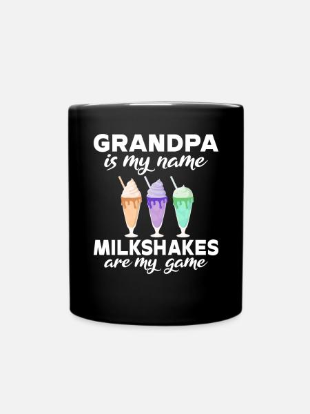 I love Milkshakes Milkshake Gift - Full Colour Mug - black