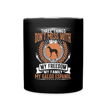 Galgo Espanol Lévrier espagnol Galgo - Mug uni - noir - Devant
