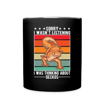 Gecko Cadeau Léopard Gecko - Mug uni - noir - Devant