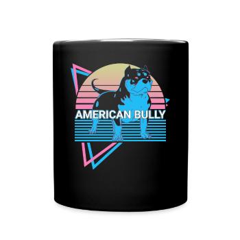 American Bully Retro - Mug uni - noir - Devant