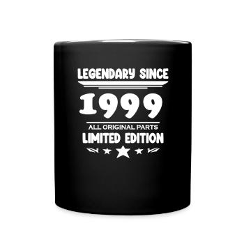 1999 - Né 1999 - Année de construction 1999 - Mug uni - noir - Devant