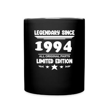1994 - Born 1994 - Year of construction 1994 - Full Colour Mug - black - Front