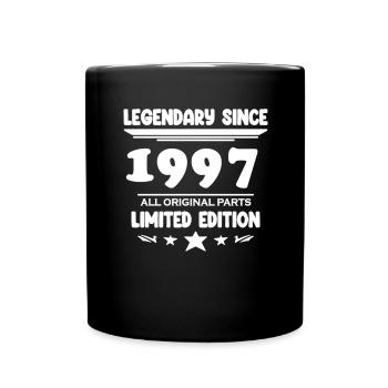 1997 - Born 1997 - Year of construction 1997 - Full Colour Mug - black - Front