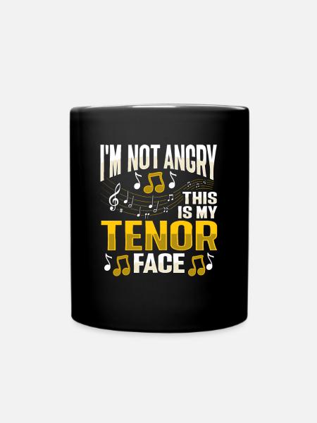 Voix de ténor Voix chantée - Mug uni - noir