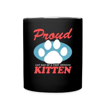 Cat Daddy Cat Cat Owner Cadeau - Mug uni - noir - Devant