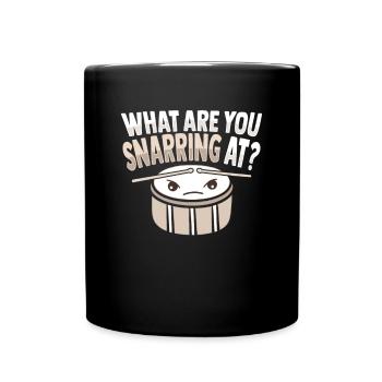 Drummsticks Caisse claire - Mug uni - noir - Devant