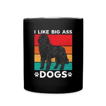 Terre-Neuve Chien de Terre-Neuve - Mug uni - noir - Devant