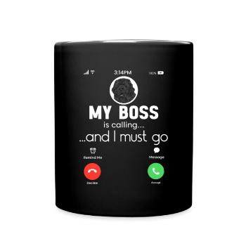 Terre-Neuve Chien de Terre-Neuve - Mug uni - noir - Devant