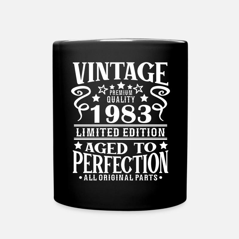 Rétro Millésime 1983 Anniversaire 40 ans Né en 1983 - Mug uni - noir