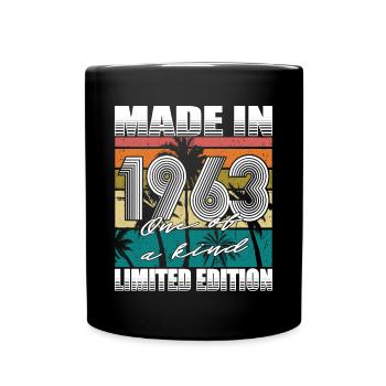 60e anniversaire Made in 1963 Edition limitée - Mug uni - noir - Devant