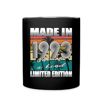 30e anniversaire Made in 1993 édition limitée - Mug uni - noir - Devant